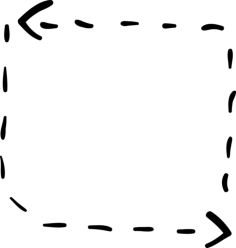 Looping Arrows With Broken Line Icon Svg Vector, Free Vectors File